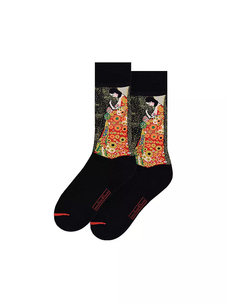 MUSEARTA | Herren Socken HOPE II - GUSTAV KLIMT black-multi (40-46) | schwarz