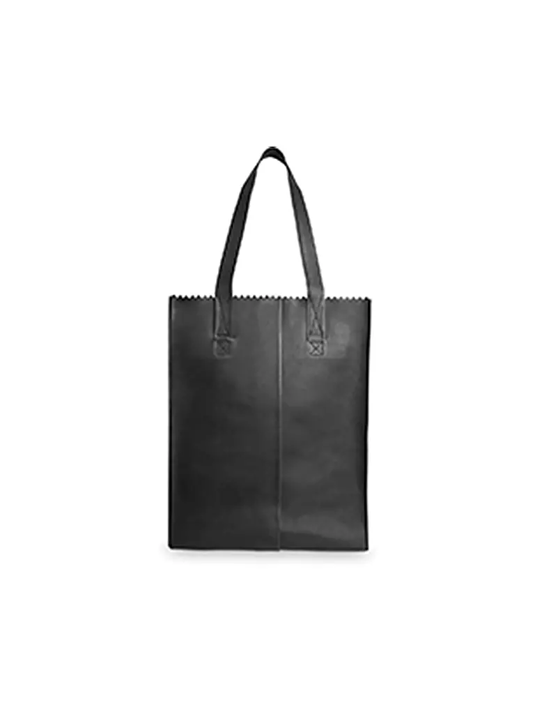 MYOMY | Ledertasche - Handtasche Office | schwarz