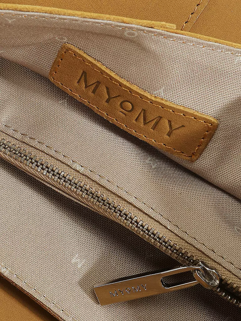 MYOMY | Ledertasche - Henkeltasche Lima  | braun