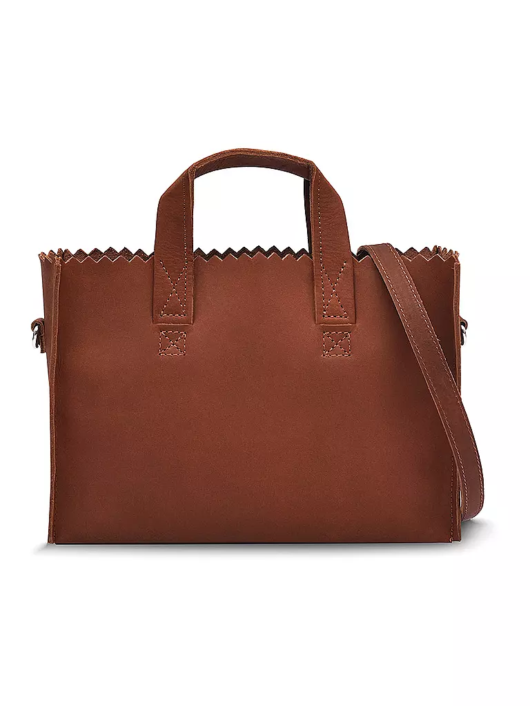 MYOMY | Ledertasche - Mini Handbag Crossbody | camel