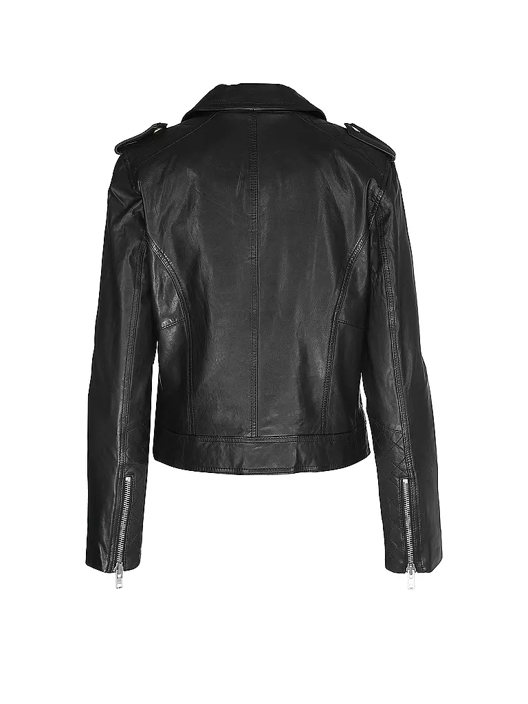 NÜMPH | Lederjacke NUZANDRAS  | schwarz