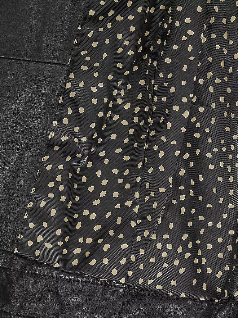 NÜMPH | Lederjacke NUZANDRAS  | schwarz