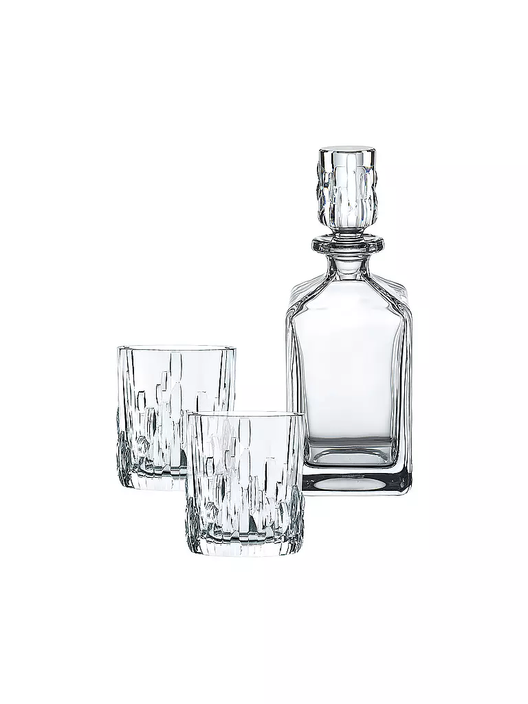 NACHTMANN | Nachtmann Shu Fa Whisky Set - 1 Karaffe 0,75 l und 2 Tumbler | transparent