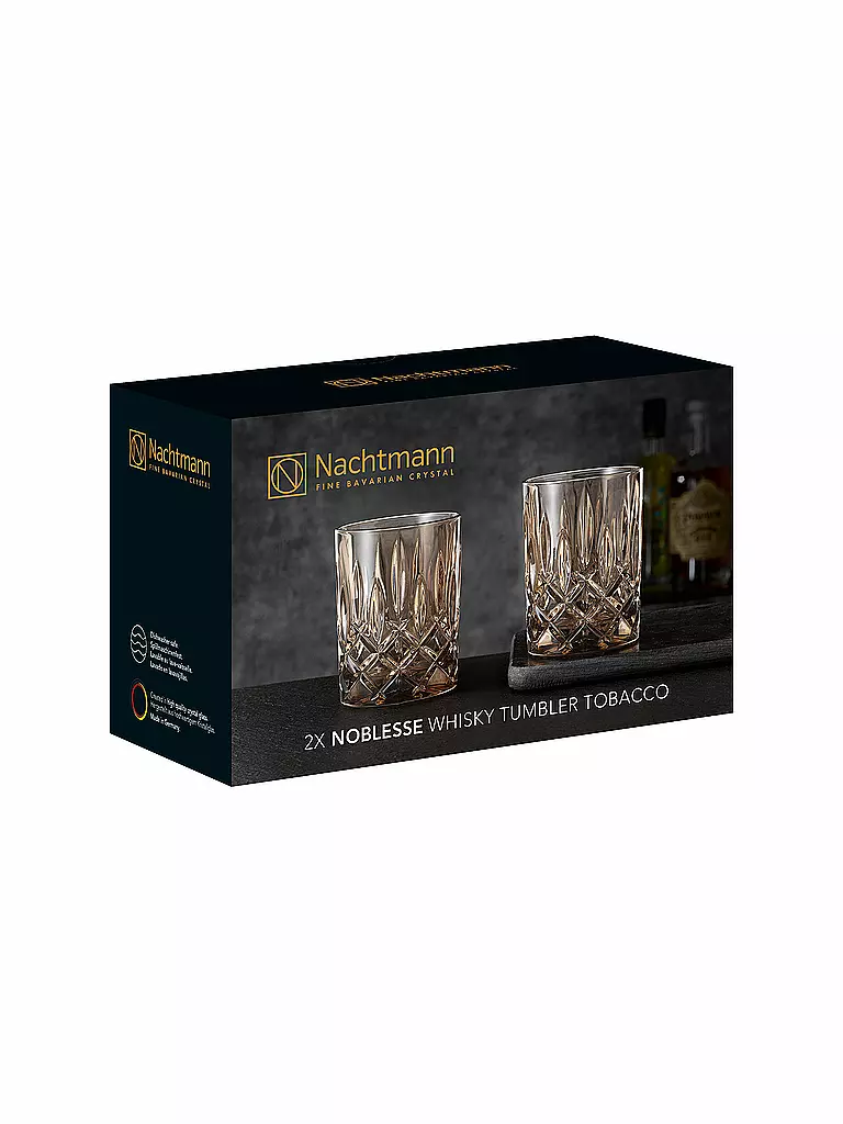 NACHTMANN | Whiskeyglas 2er Set Noblesse 295ml | hellbraun