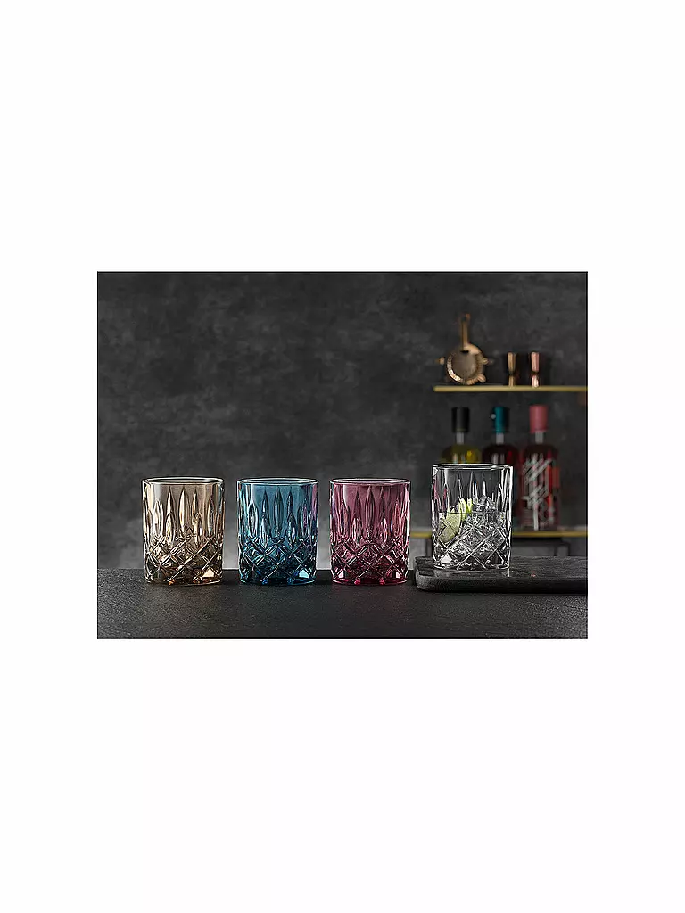 NACHTMANN | Whiskeyglas 2er Set Noblesse Vintage Blue 295ml | hellbraun