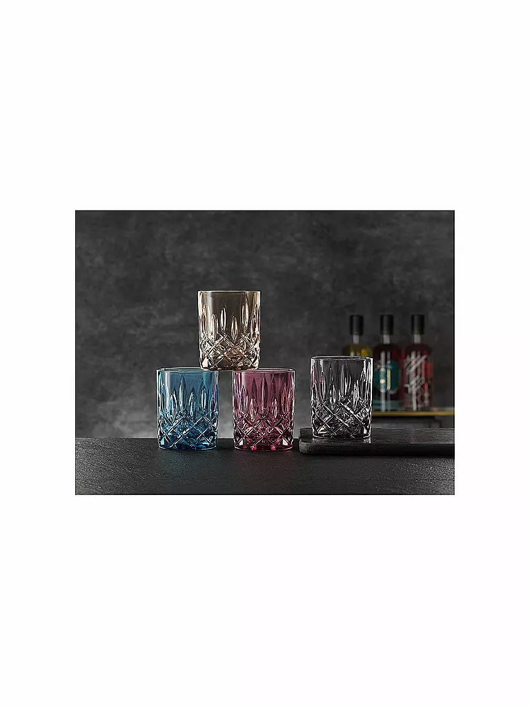 NACHTMANN | Whiskeyglas 2er Set Noblesse Vintage Blue 295ml | hellbraun