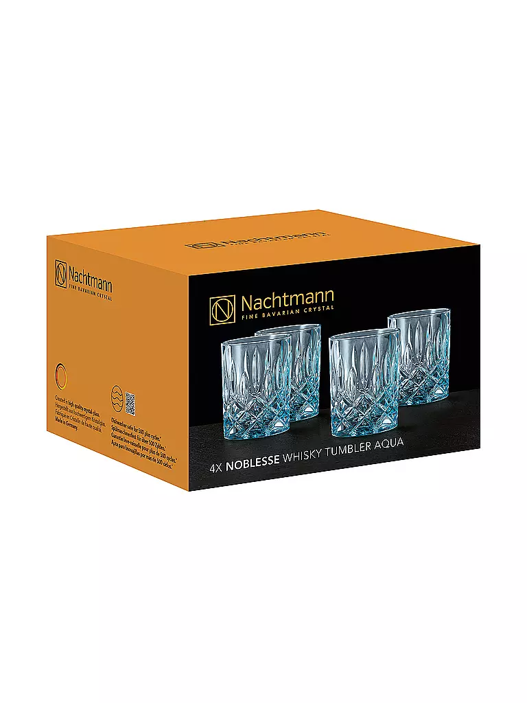 NACHTMANN | Whiskyglas 4er Set NOBLESSE 295ml Aqua | koralle