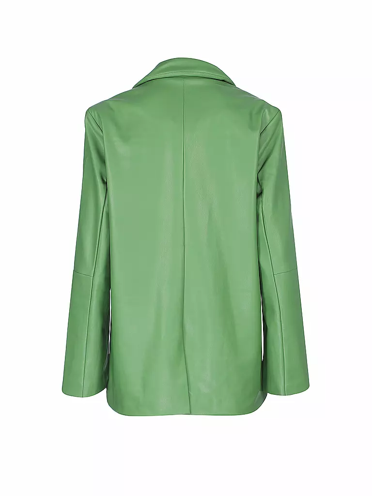 NAKD | Blazer in Lederoptik | grün