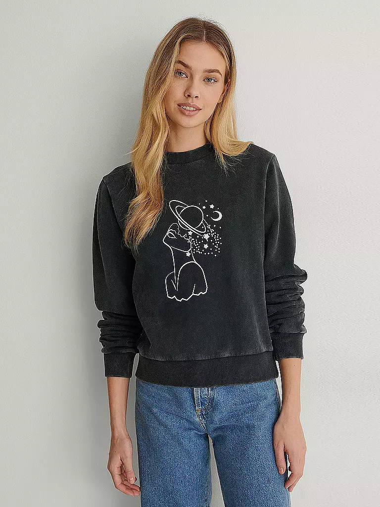 NAKD | Sweater Lisa-Marie Schiffner x NA-KD | schwarz