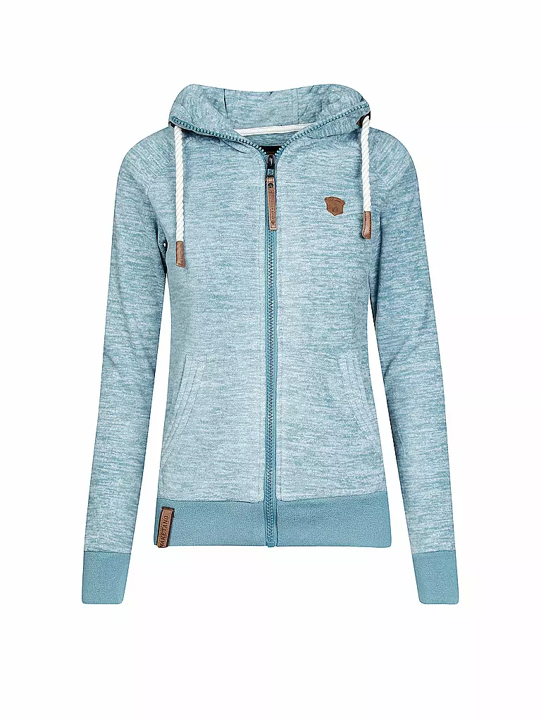 NAKETANO | Fleece-Weste "Gigi Meroni III" | blau