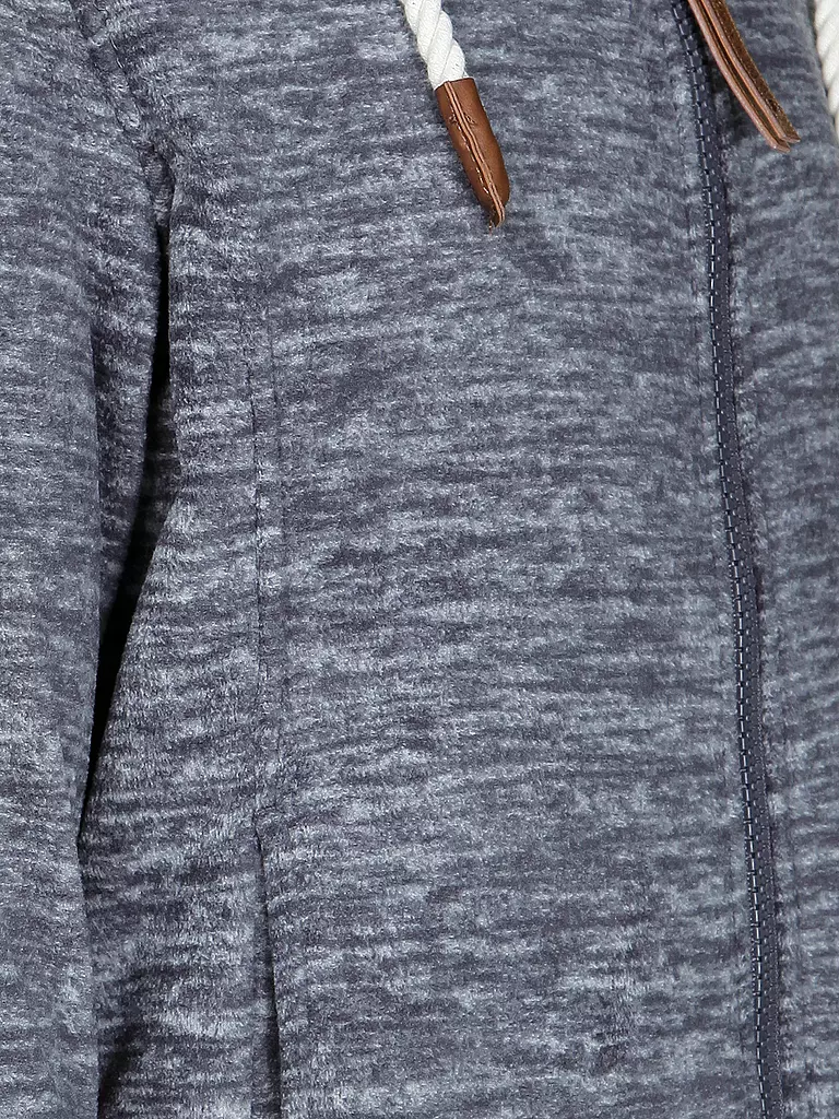 NAKETANO | Fleece-Weste "Mach et Otze II" | grau