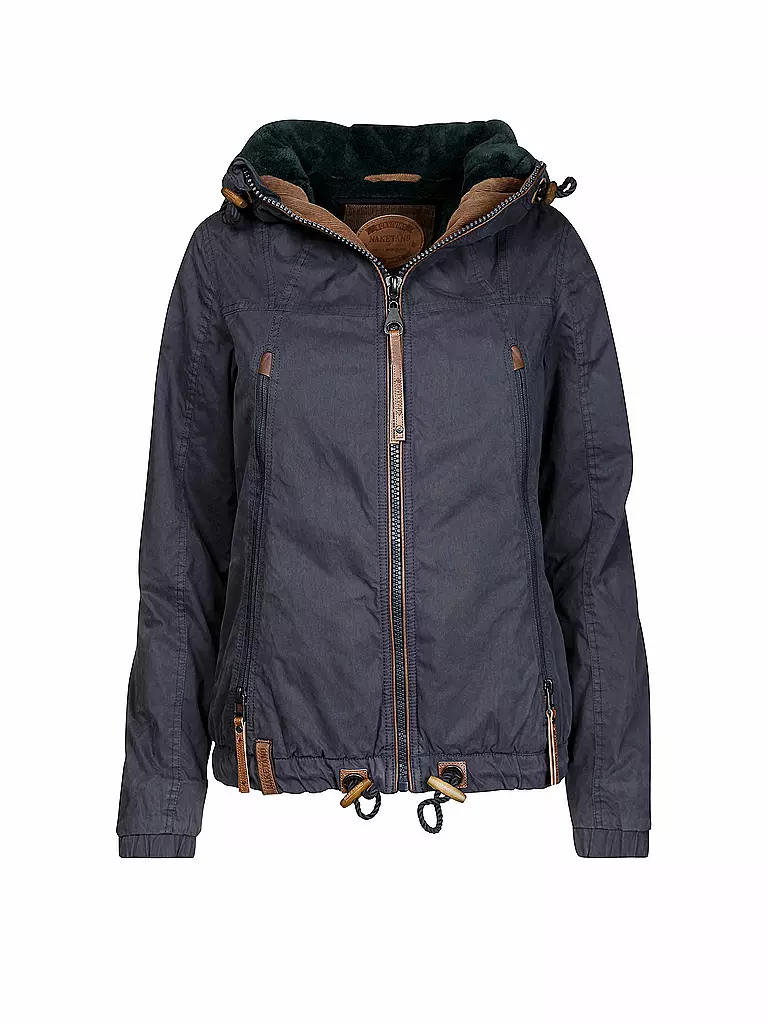 NAKETANO | Jacke "Immer diese mit Moral" | blau