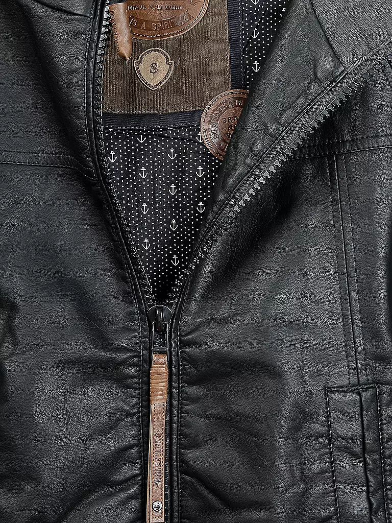NAKETANO | Jacke in Lederoptik  | 