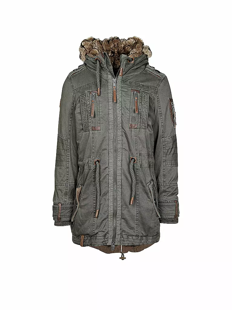 NAKETANO | Parka "Last Done Made" | olive