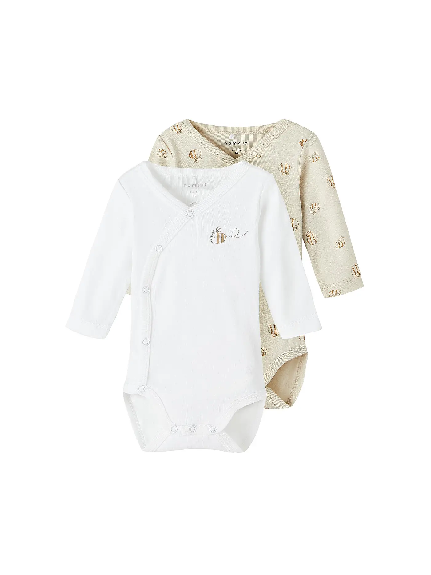 NAME IT | Baby Body 2-er Pkg. NBNBODY | weiss