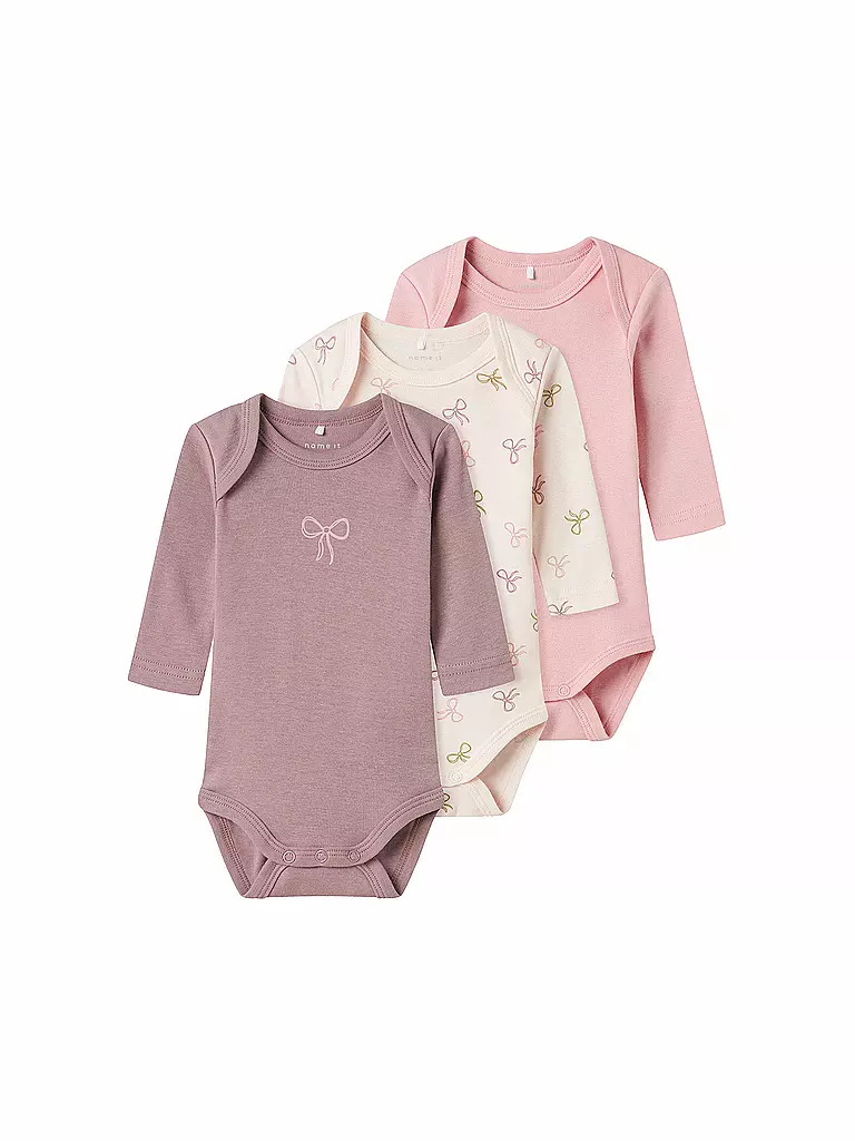 NAME IT | Baby Body 3er Pkg. NBFBODY | pink