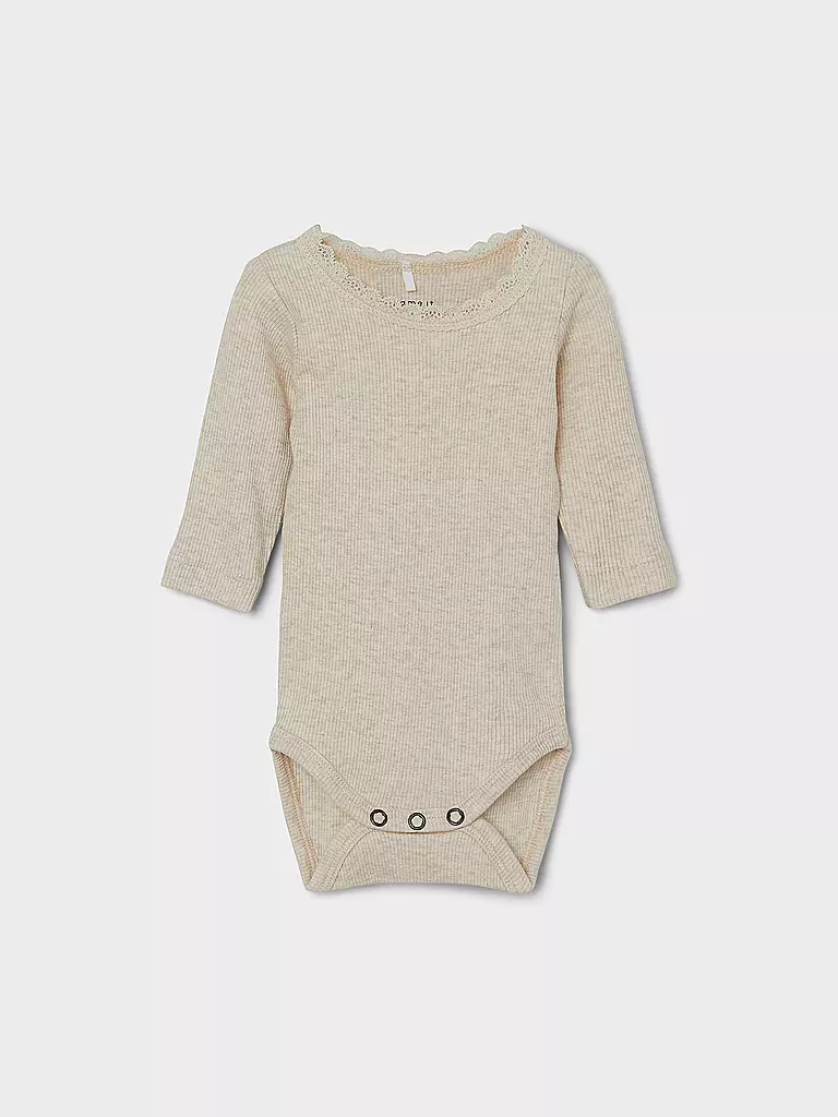 NAME IT | Baby Body Langarm | beige