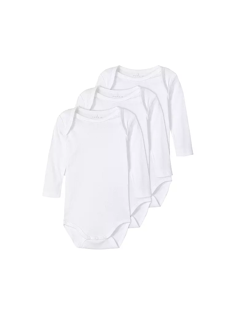 NAME IT | Baby Body NBNBODY 3er Pkg | weiss