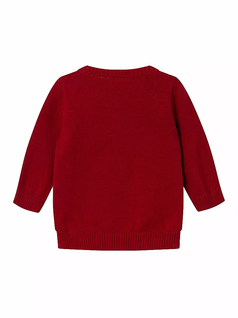 NAME IT | Baby Pullover NBFRADEER | rot