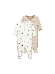 NAME IT | Baby Schlafanzug NBNNIGHTSUIT 2er Pkg | beige