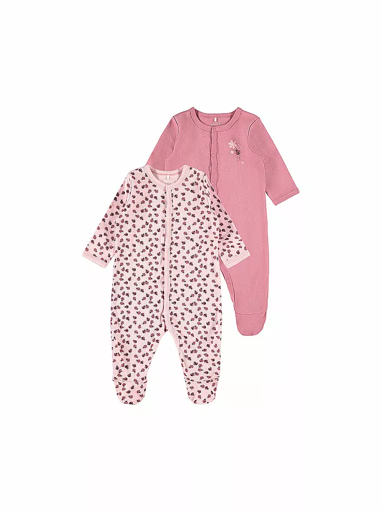 NAME IT | Baby Strampler 2er Pkg | rosa