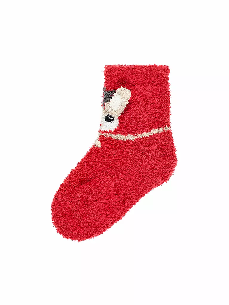 NAME IT | Baby-XMAS-Socken "NMNRUFFLE" | rot