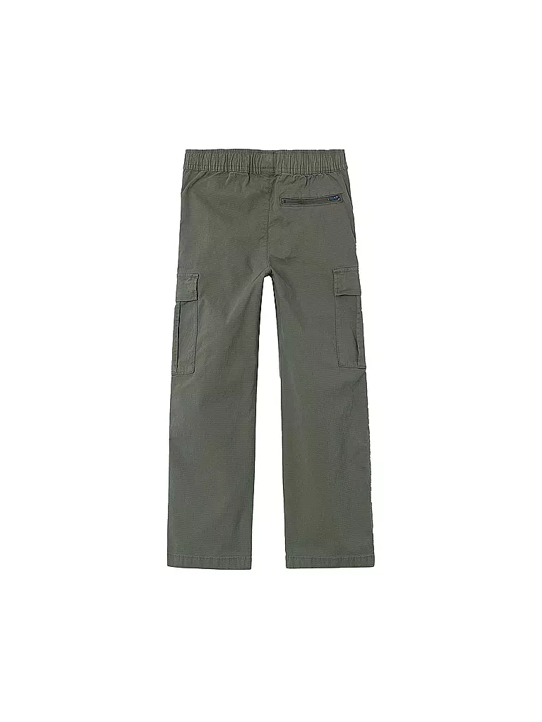 NAME IT | Jungen Cargohose Straight Fit NKNROME | olive