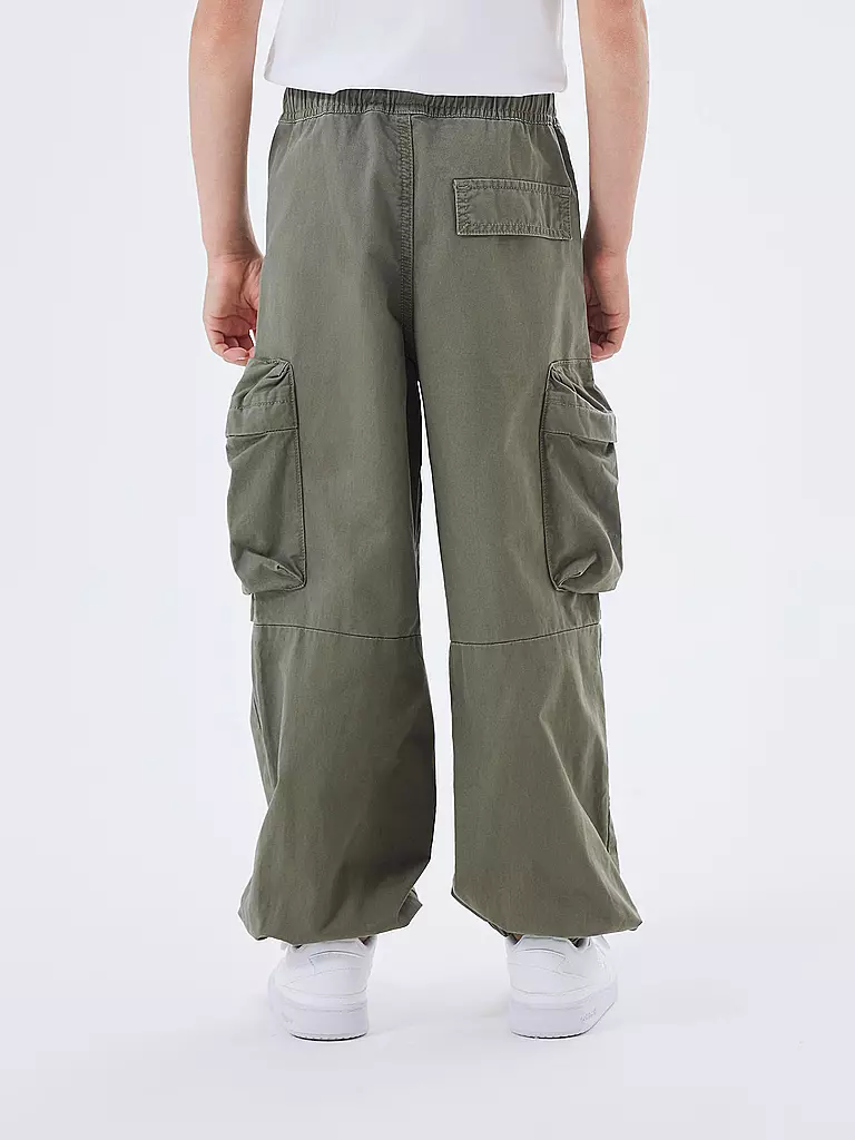 NAME IT | Jungen Hose Baggy Fit NKMBEN | olive