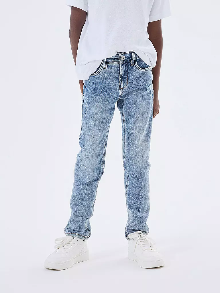 NAME IT | Jungen Jeans Extra Slim Fit NKMTHEO | hellblau