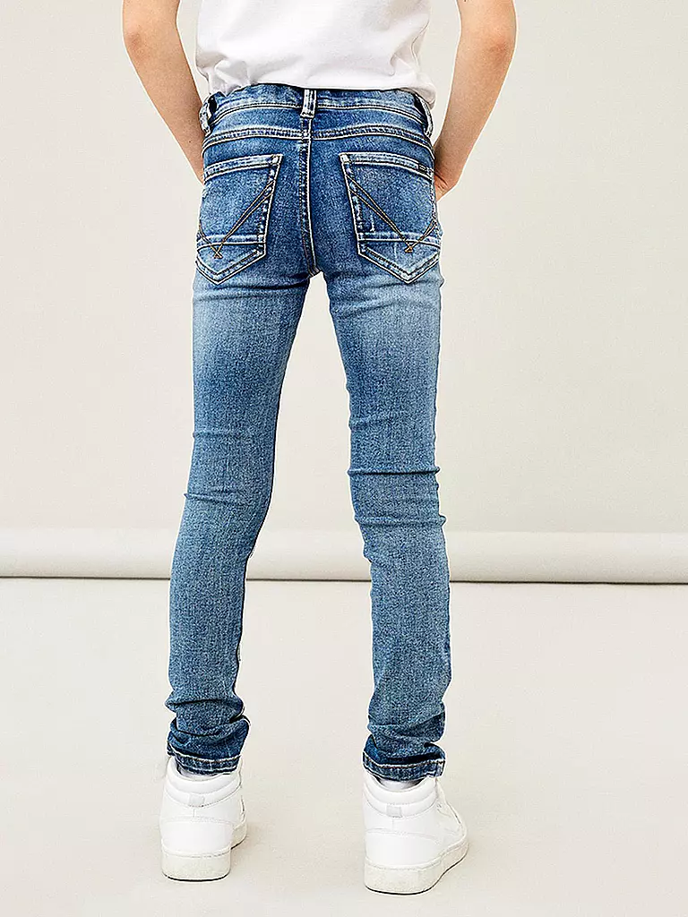 NAME IT | Jungen Jeans Skinny Fit NKMPETE | blau