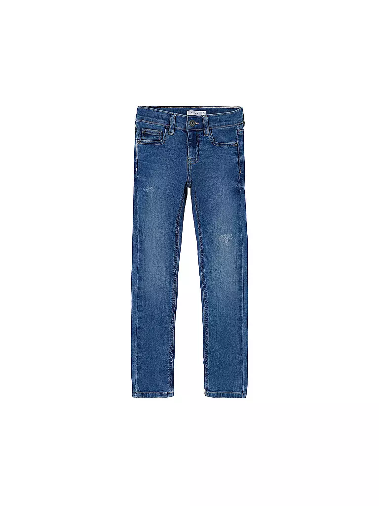 NAME IT | Jungen Jeans Slim Fit NKMSILAS  | blau