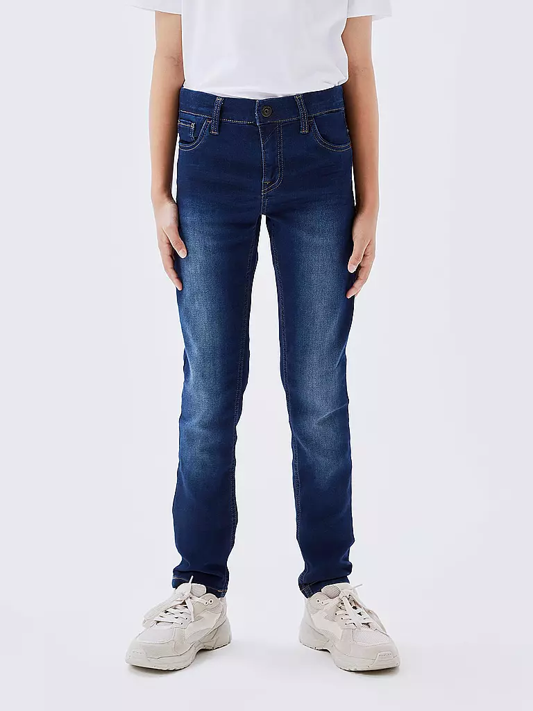 NAME IT | Jungen Jeans Slim Fit NKMTHEO  | dunkelblau