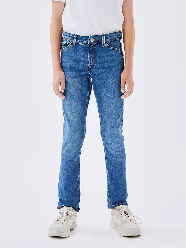 NAME IT | Jungen Jeans Slim Fit NKMTHEO  | blau