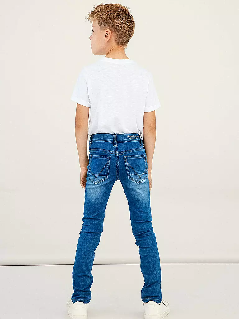NAME IT | Jungen Jeans Slim Fit NKMTHEO  | blau