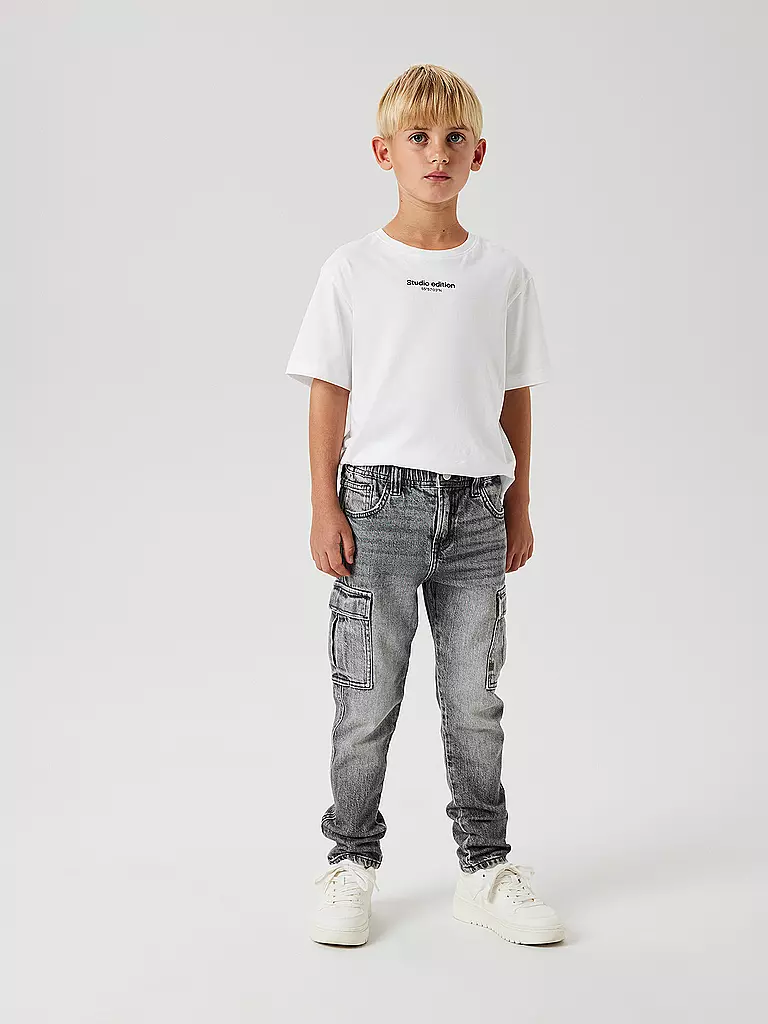 NAME IT | Jungen Jeans Tapered Fit NKMSILAS | grau