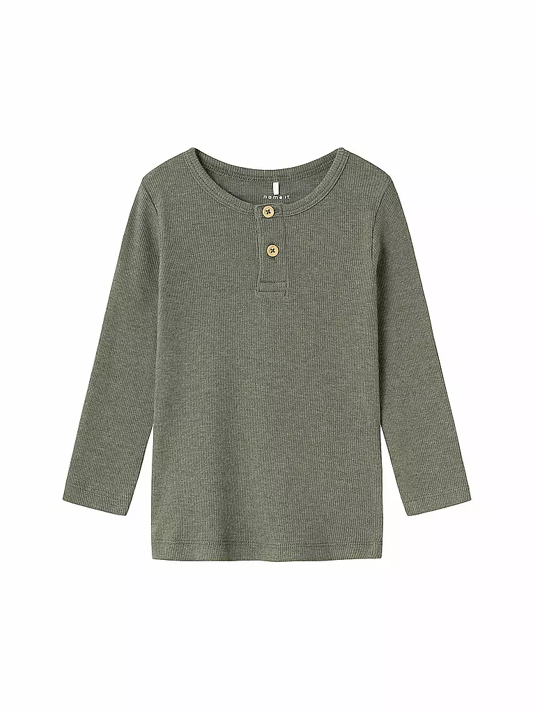 NAME IT | Jungen Langarmshirt NMMKAB | olive