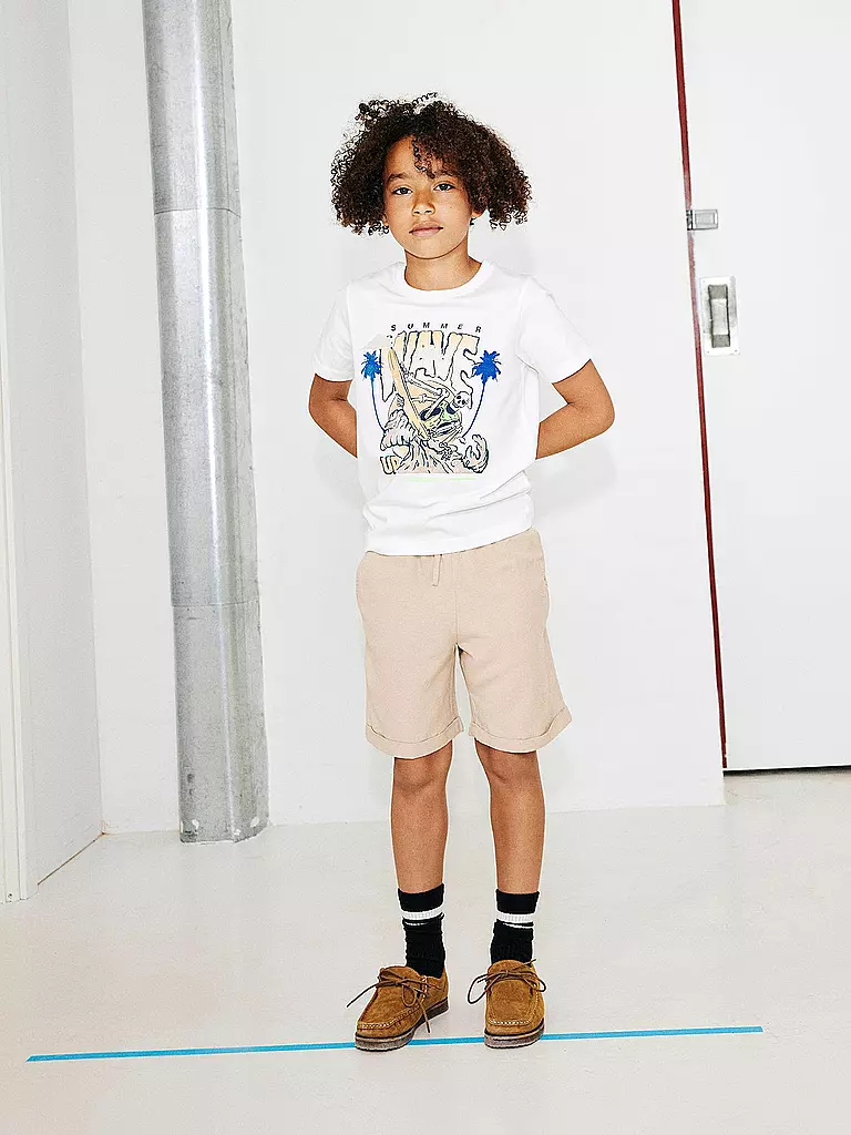 NAME IT | Jungen Shorts NKMFAHER | beige