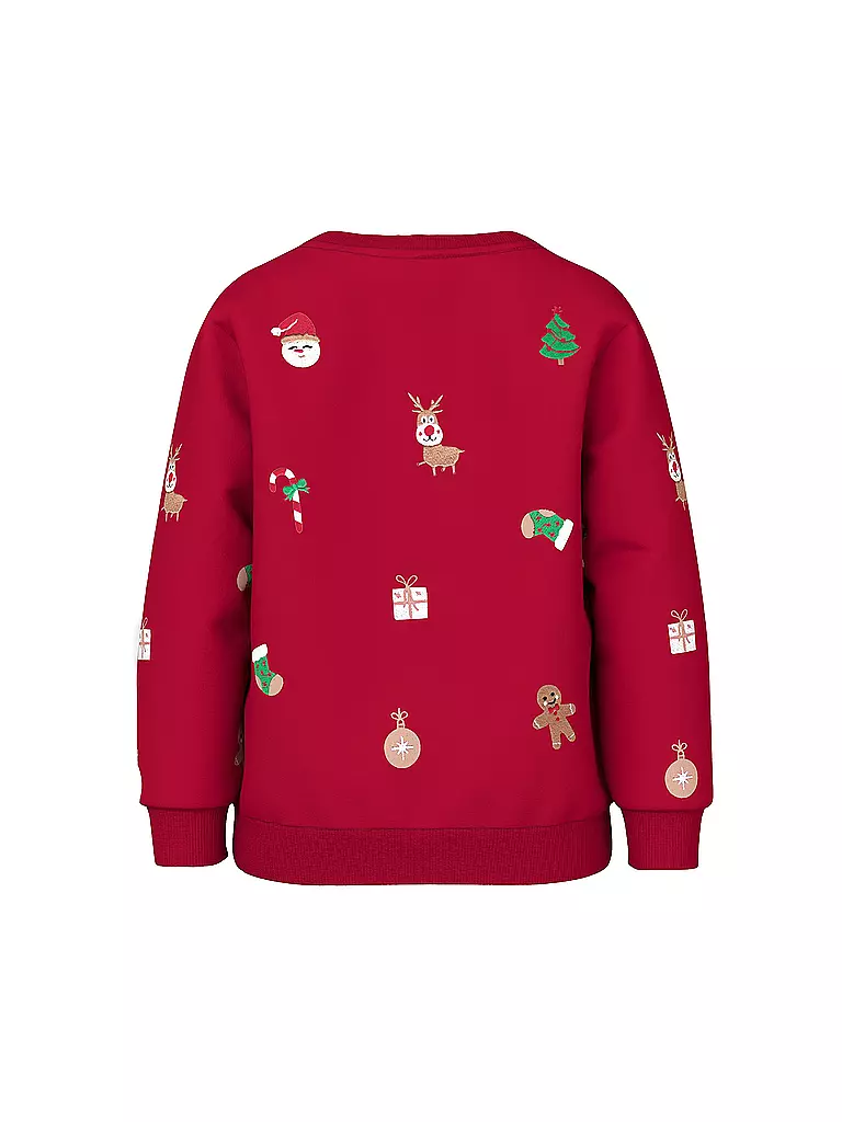 NAME IT | Jungen Sweater NMNRIMAX | rot
