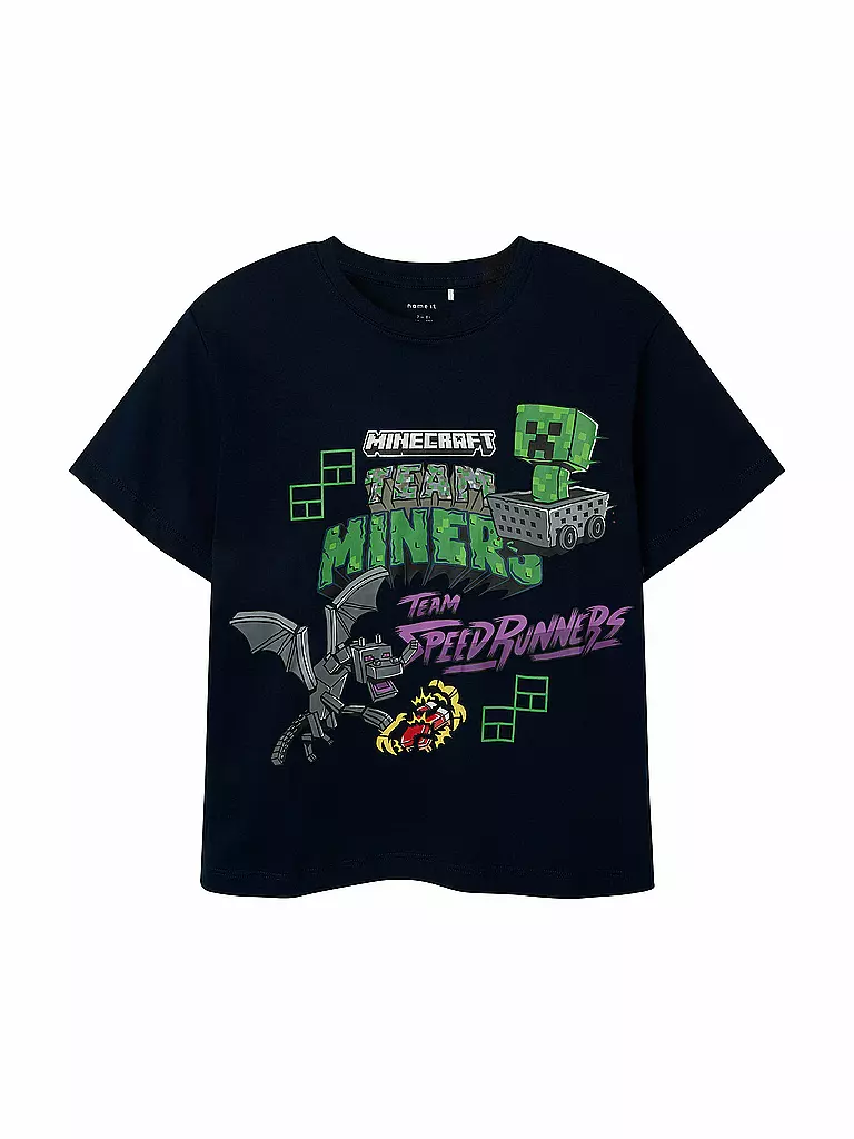 NAME IT | Jungen T-Shirt NKMJAHI | dunkelblau