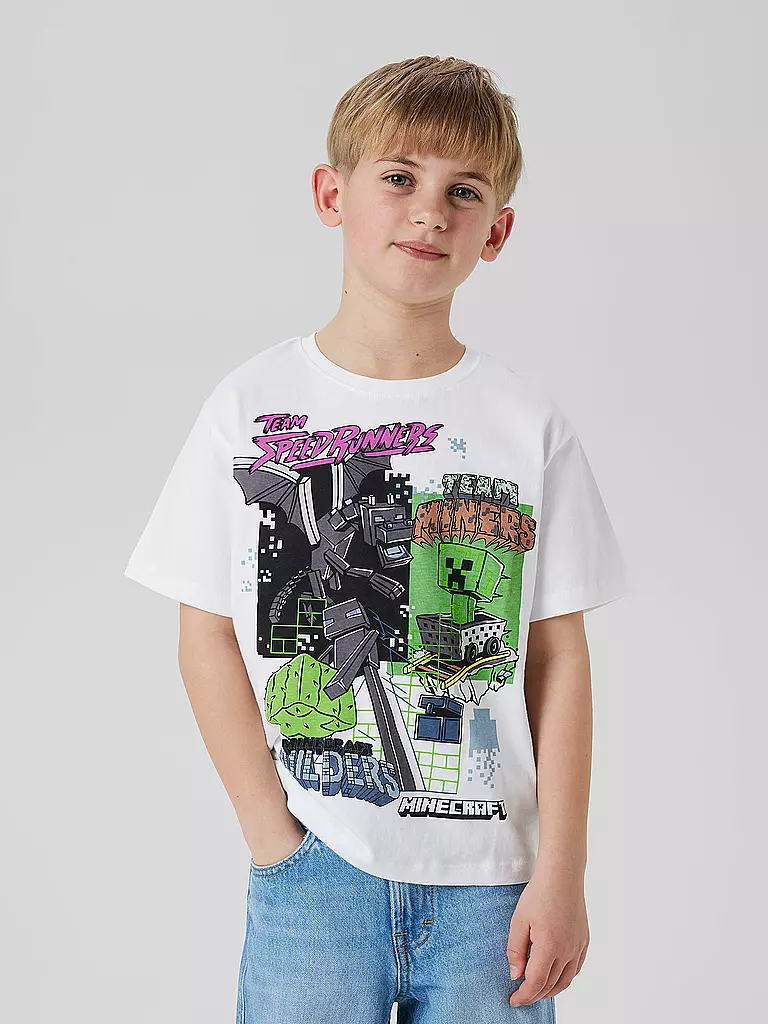 NAME IT | Jungen T-Shirt NKMJAHI | weiss