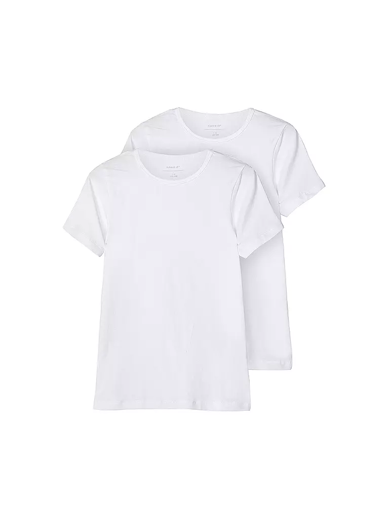 NAME IT | Jungen T-Shirt NKMT 2er Pkg. | weiss