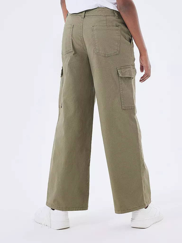 NAME IT | Mädchen Cargohose NKFROSE | olive