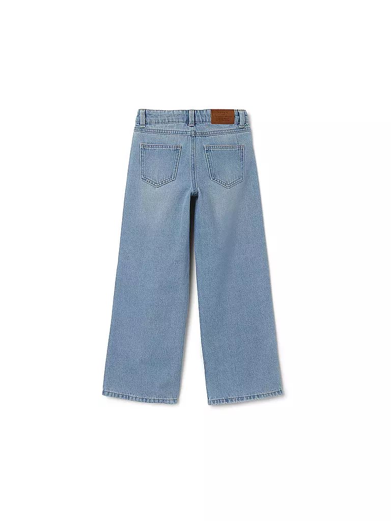 NAME IT | Mädchen Highwaist Jeans Wide Leg NKFROSE | dunkelblau