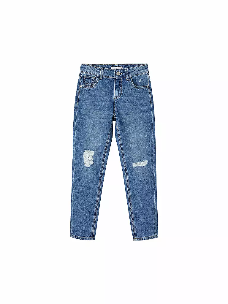 NAME IT | Mädchen Jeans Mom Fit NKFROSE  | blau