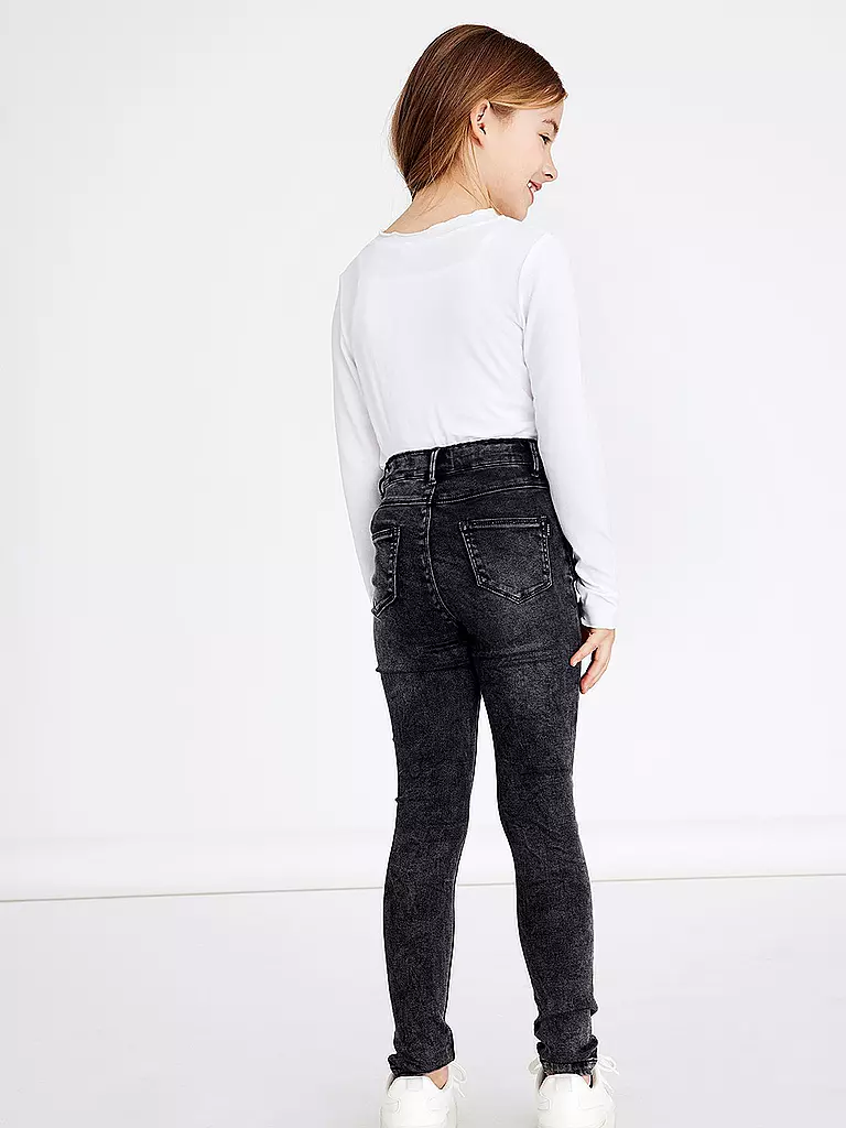 NAME IT | Mädchen Jeans Skinny Fit  NKFPOLLY | grau