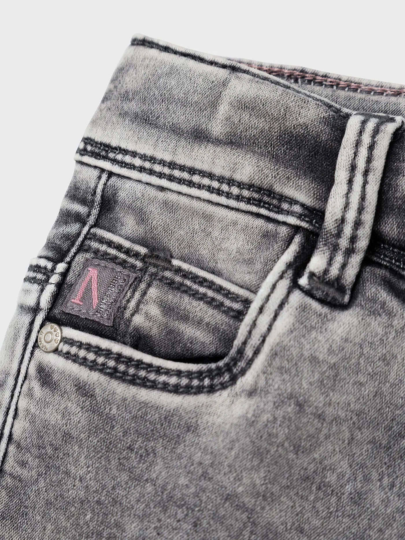 NAME IT | Mädchen Jeans Skinny Fit  NMFPOLLY | hellgrau