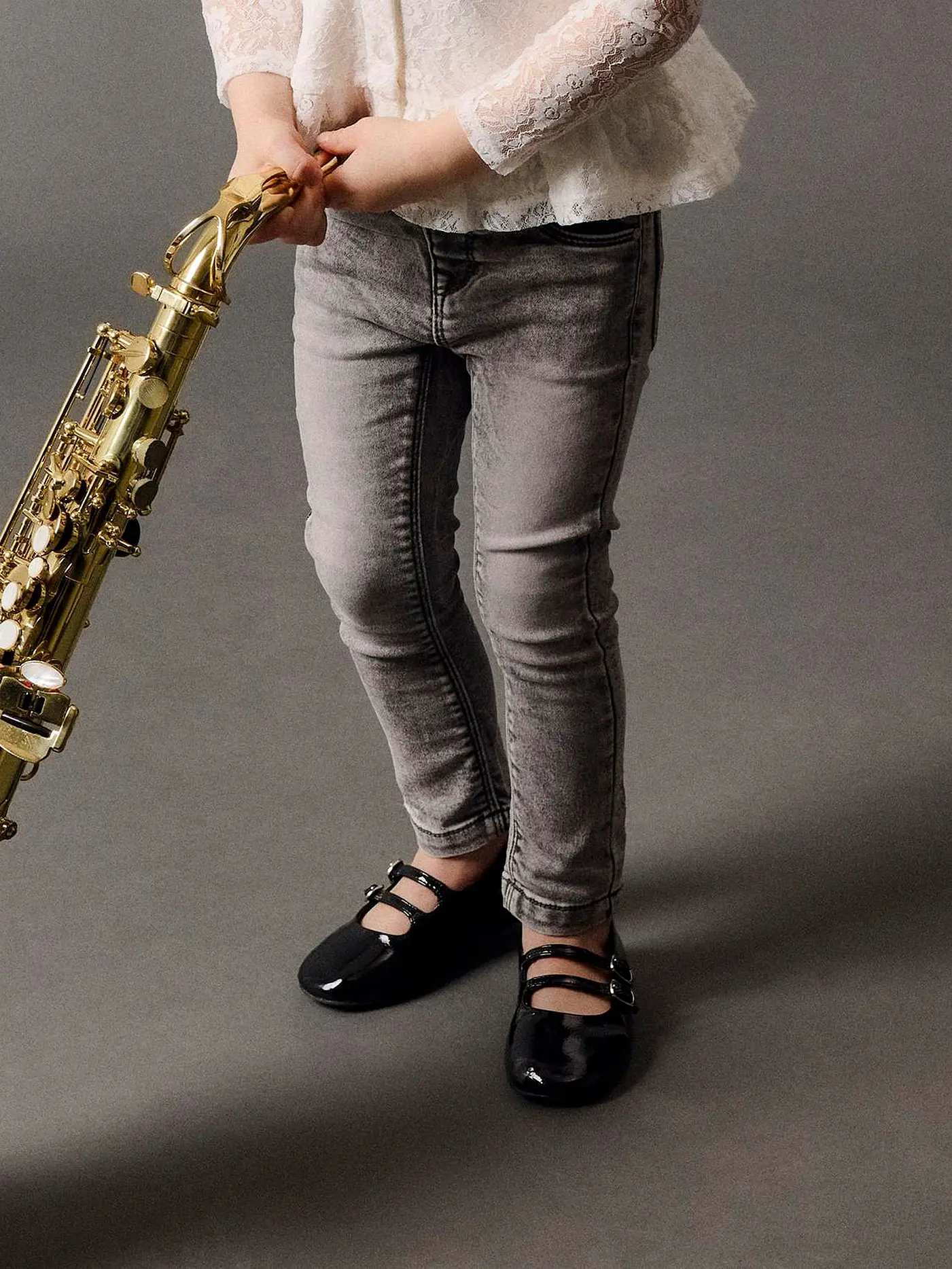 NAME IT | Mädchen Jeans Skinny Fit  NMFPOLLY | hellgrau