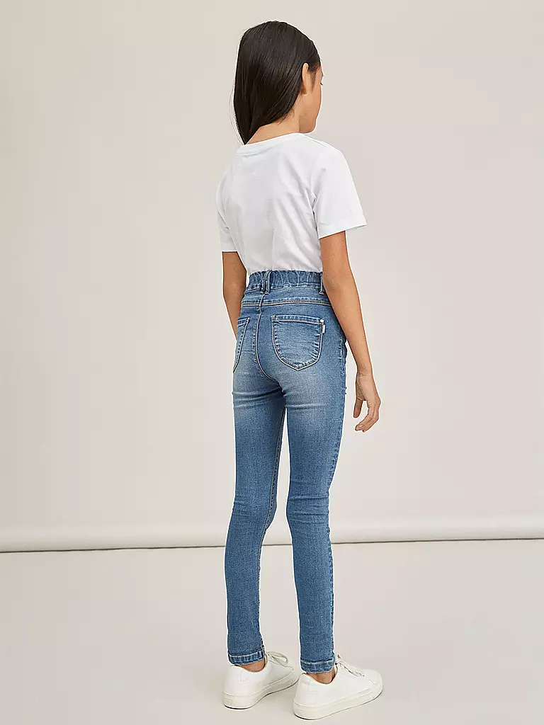NAME IT | Mädchen Jeans Skinny Fit NKFPOLLY DNMTRILLAS  | blau