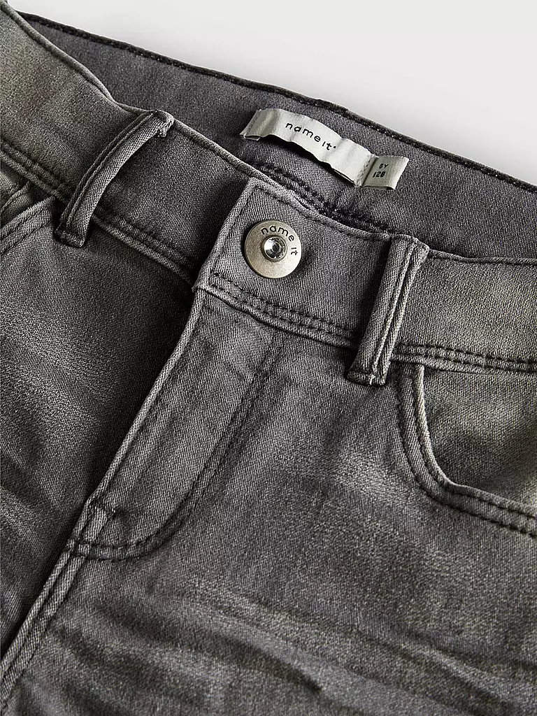 NAME IT | Mädchen Jeans Skinny Fit NKFPOLLY | hellgrau