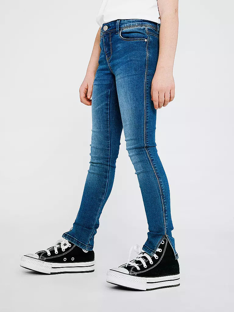 NAME IT | Mädchen Jeans Slim Fit NKFPOLLY  | dunkelblau